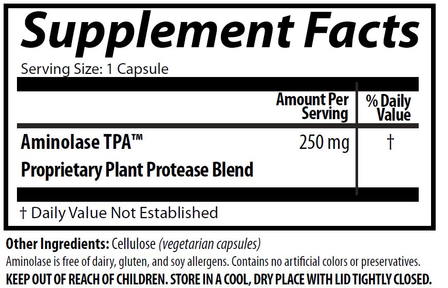 Aminolase supplements facts