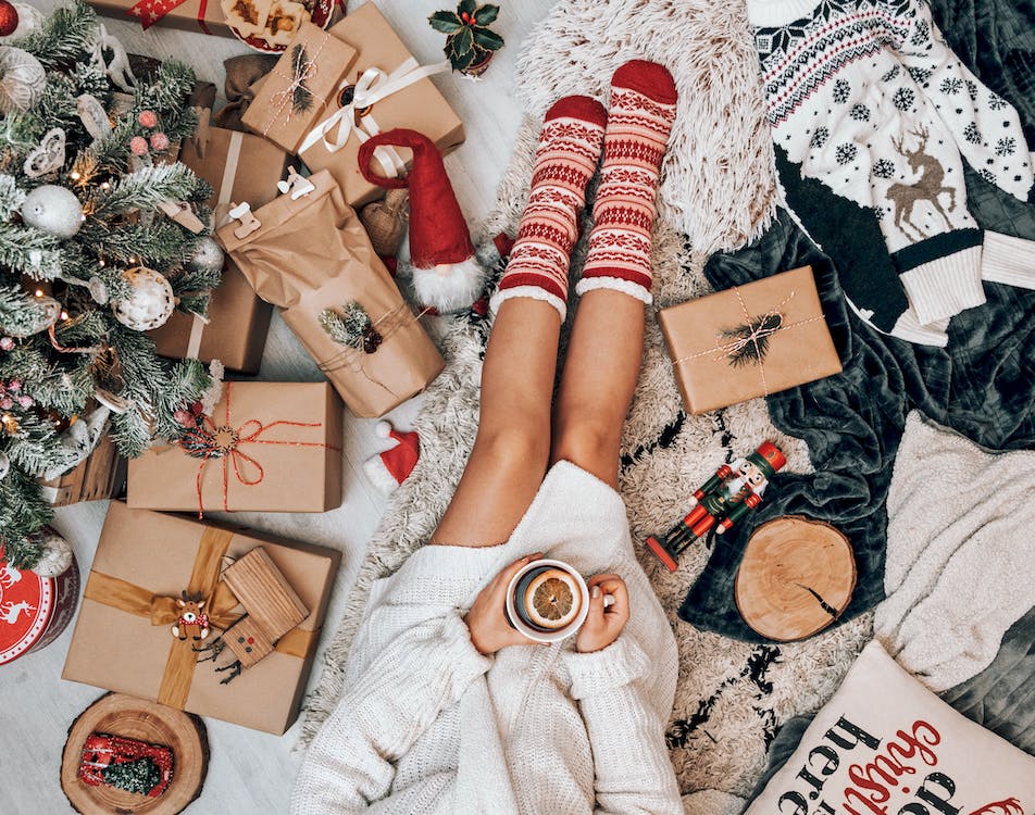 image of woman having festive season detox