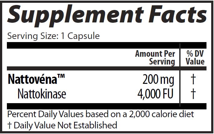 Nattovena supplements facts