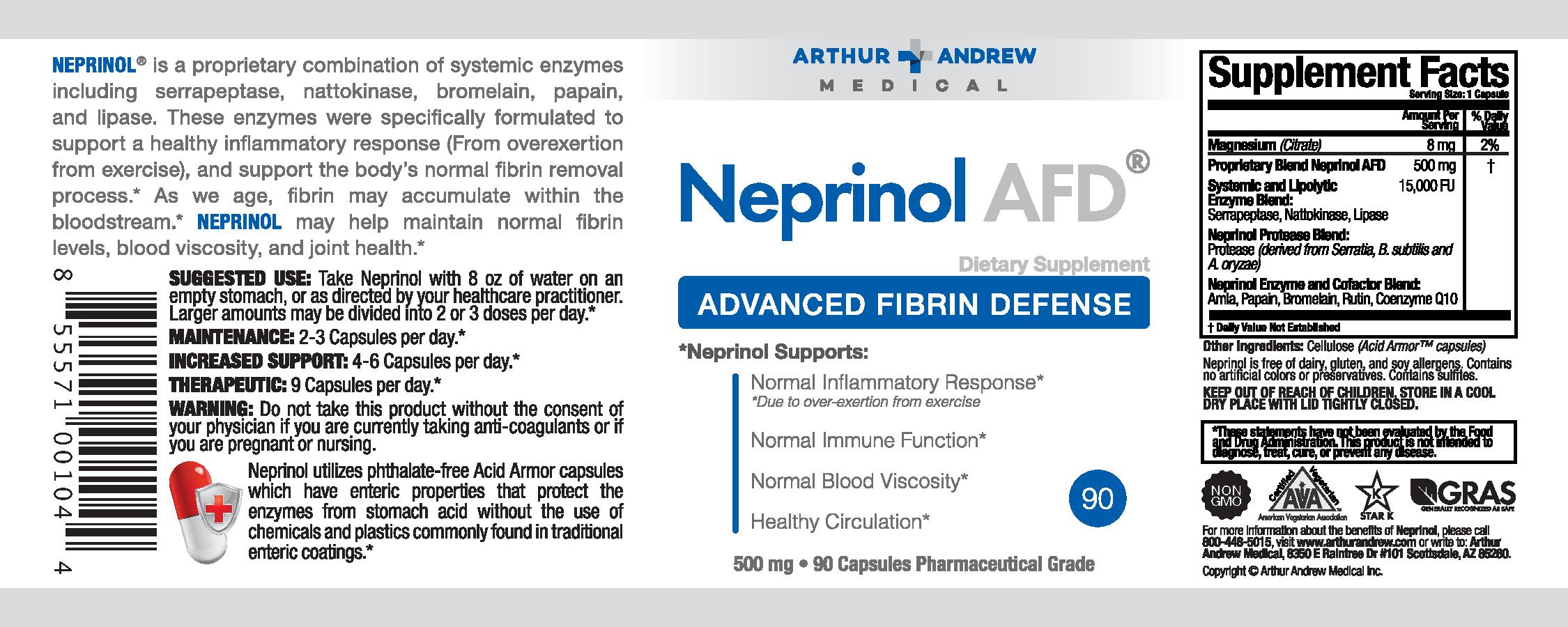 Neprinol supplements facts