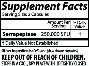 Serretia serrapeptase supplements facts
