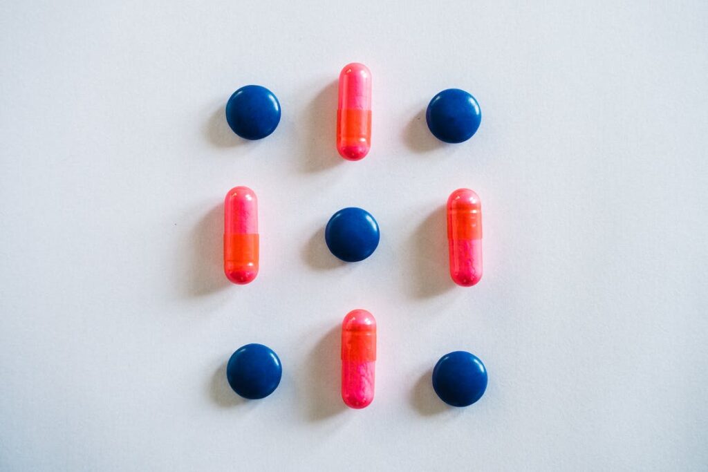 image of a selection of immune system supplements