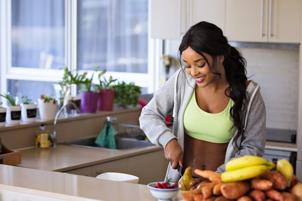 An image of a woman cooking